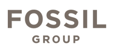The logo of fashion company Fossil Group.